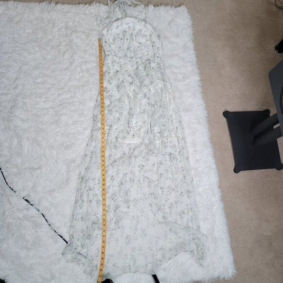 NWT Iorane Floral Halter Maxi Dress - Size Medium - Picture 10 of 13